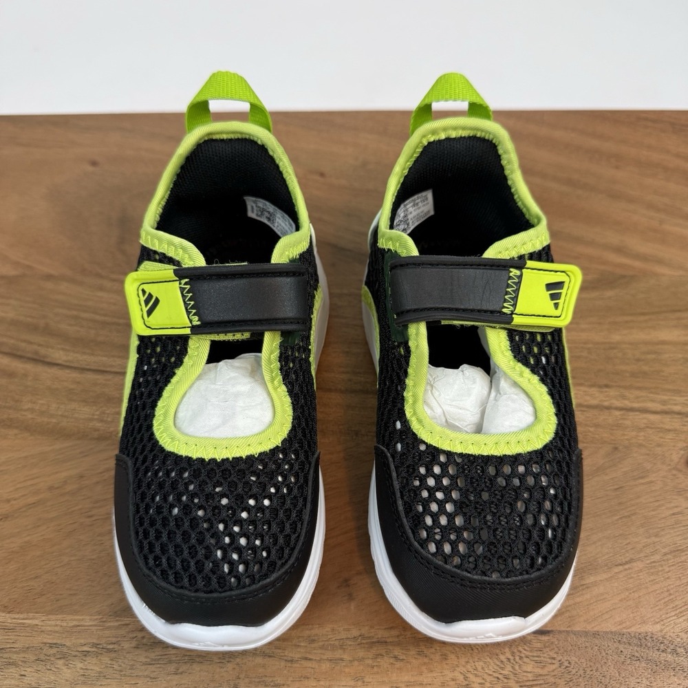 New Little Kids Girls Adidas Summerflex I Black Sandals Shoes Size 8 C